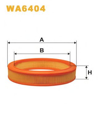 WIX FILTERS wa6404 -  Воздушный фильтр
